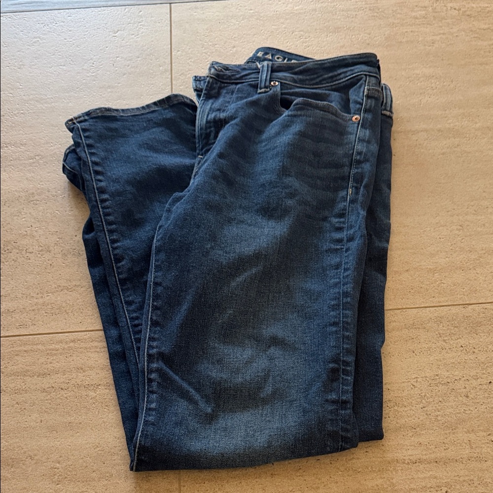 American Eagle Outfitters Dark Blue Men's Slim Straight Jeans